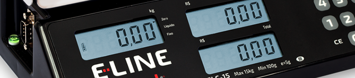 Balança Computadora De PreçosBalança Computadora Balmak ELC-10PS - 15kg - Divisão 1g / 2g (Pilha + Serial RS232)E-Line Balmak ELC-10PS Capacidade 10kg Divisão 1g / 2g (Pilhas + Serial RS232)